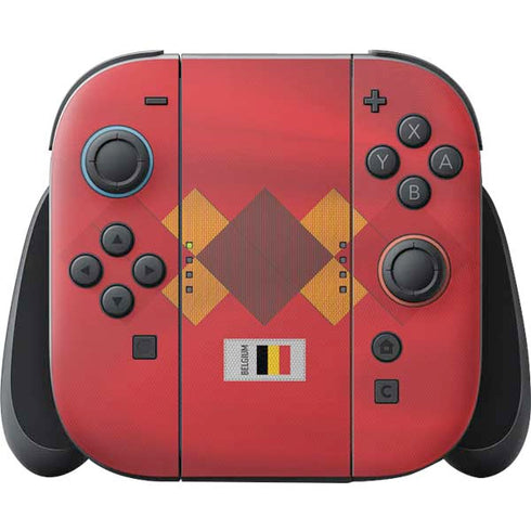 Belgium Soccer Flag Nintendo Skins